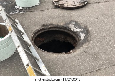 open bottom manhole