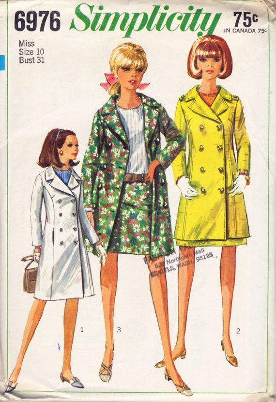 misses patterns coat double breasted sewing