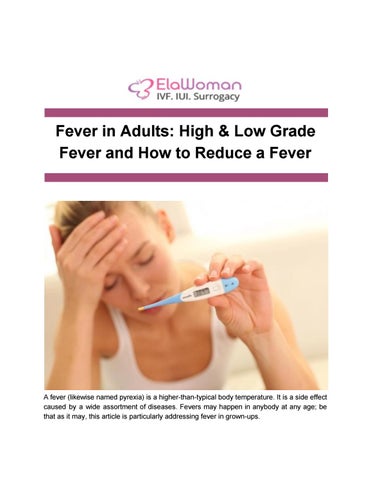 in fever adults grade high
