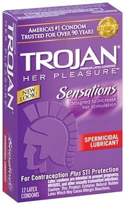 spermicidal her lubricant trojan pleasure