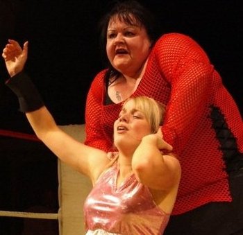 wrestling fat women