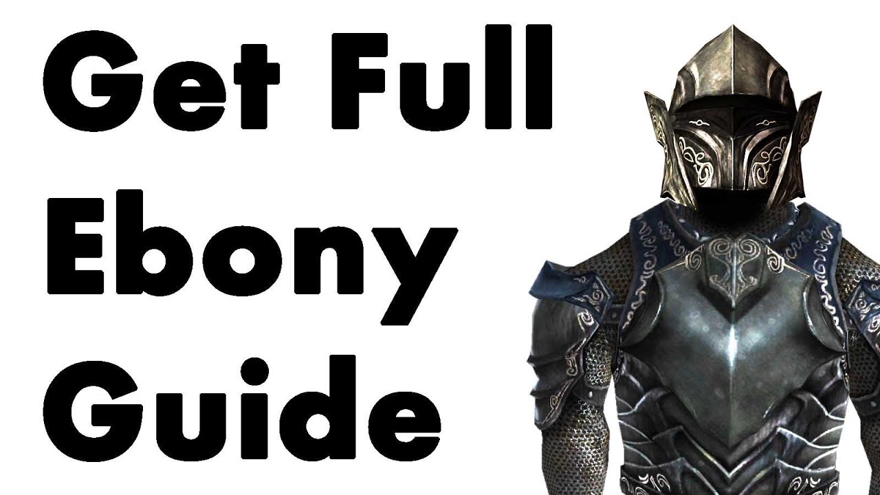 how to skyrim full get armor ebony