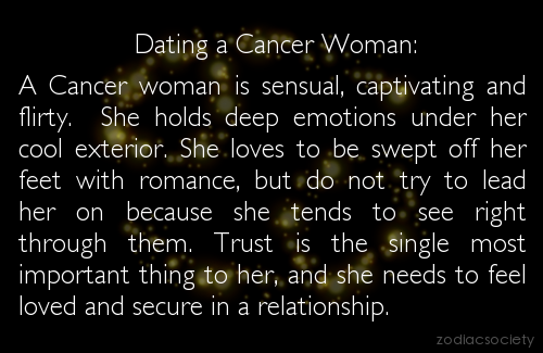 a woman dating with cancer
