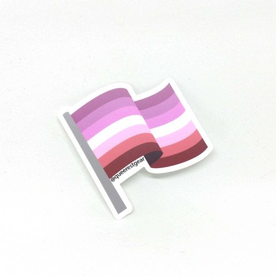 bumber lesbian pride sticker