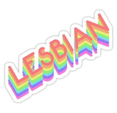 bumber lesbian pride sticker