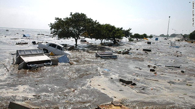 the asian pictures of tsunami