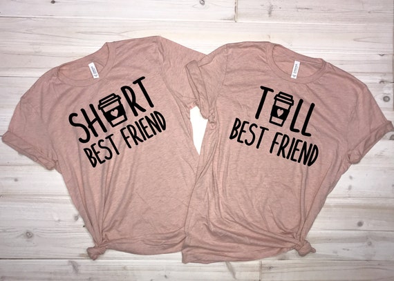 short and shirts tall best friend