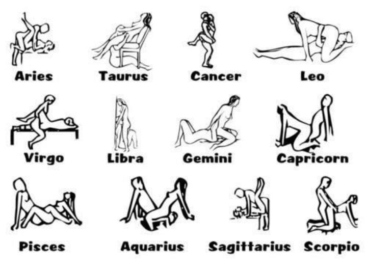 zodiac sex position sign for