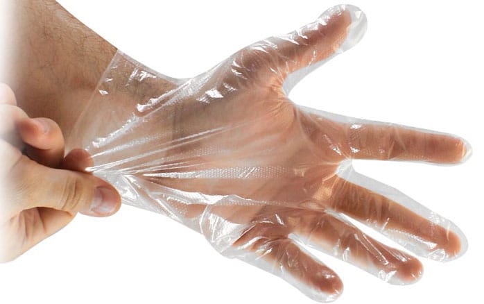 latex gloves using