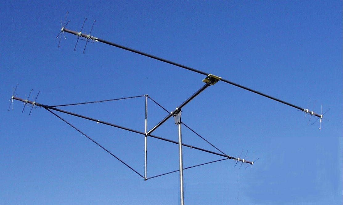 quad amateur antennas band