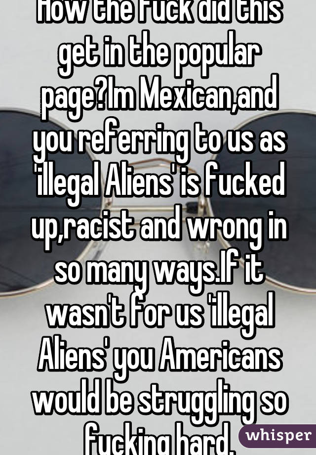 fucking illeagle aliens