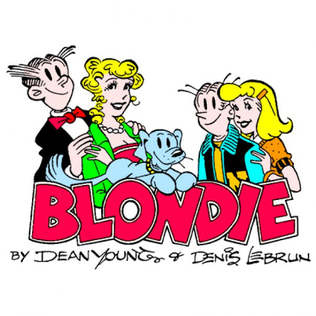comic strip blonde character