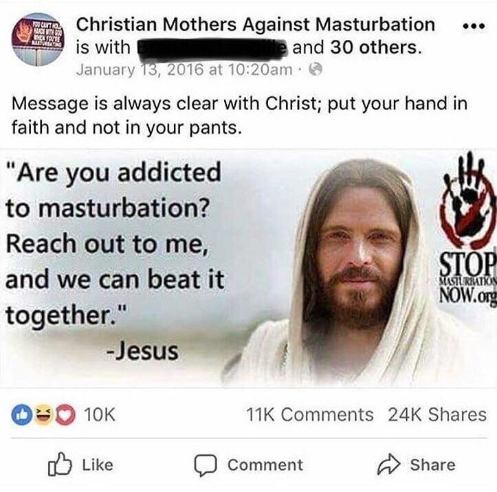 the and christian masturbation