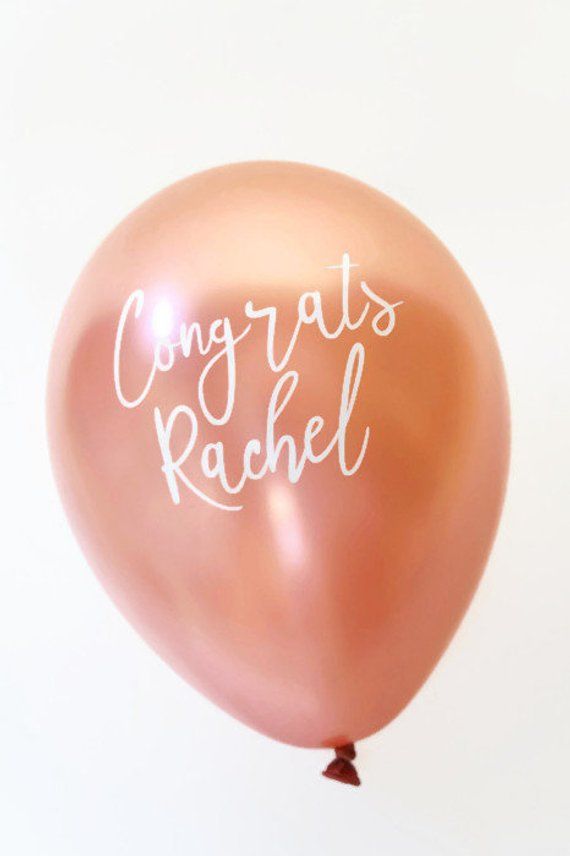 personalized latex balloons