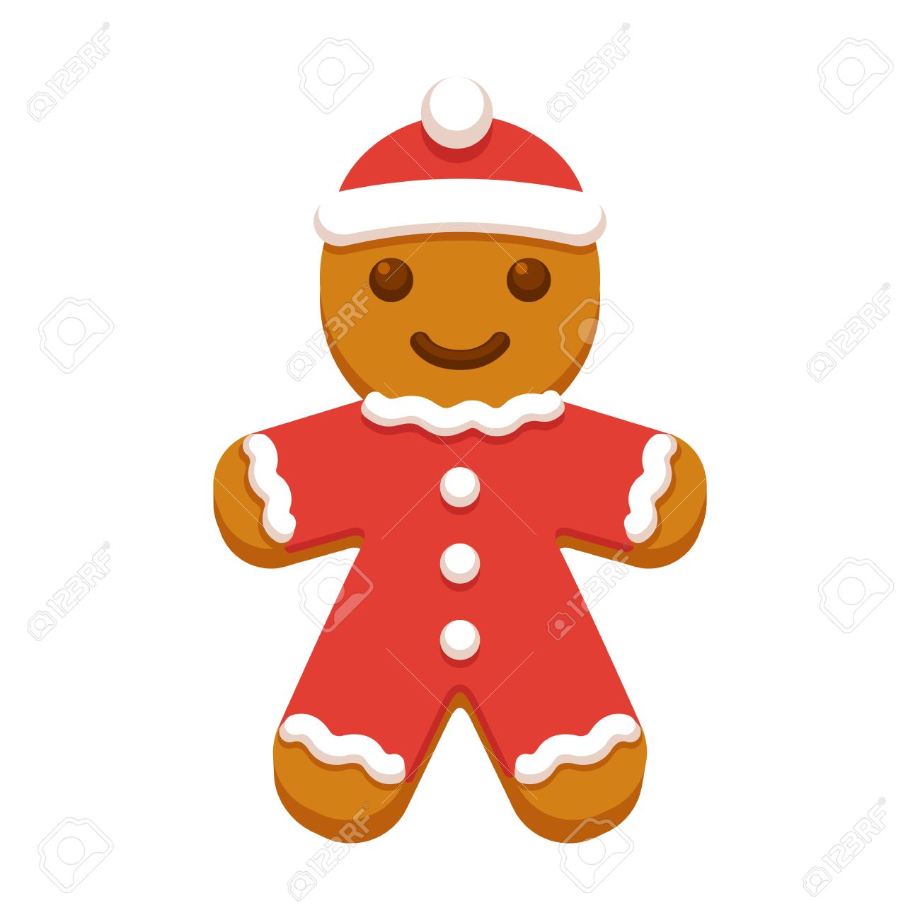 pictures cartoon man gingerbread