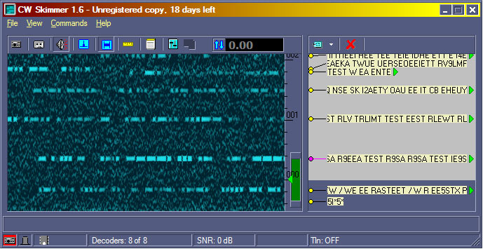 software radio amateur cw for