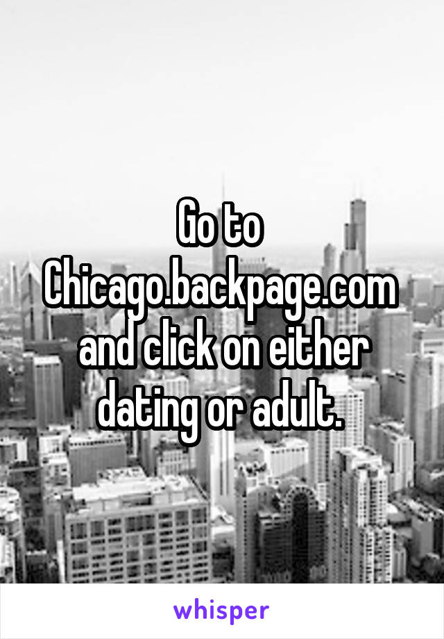 adult dating chicago