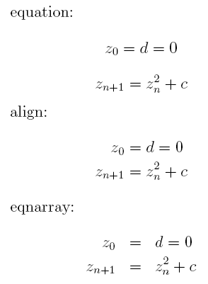 latex equation align