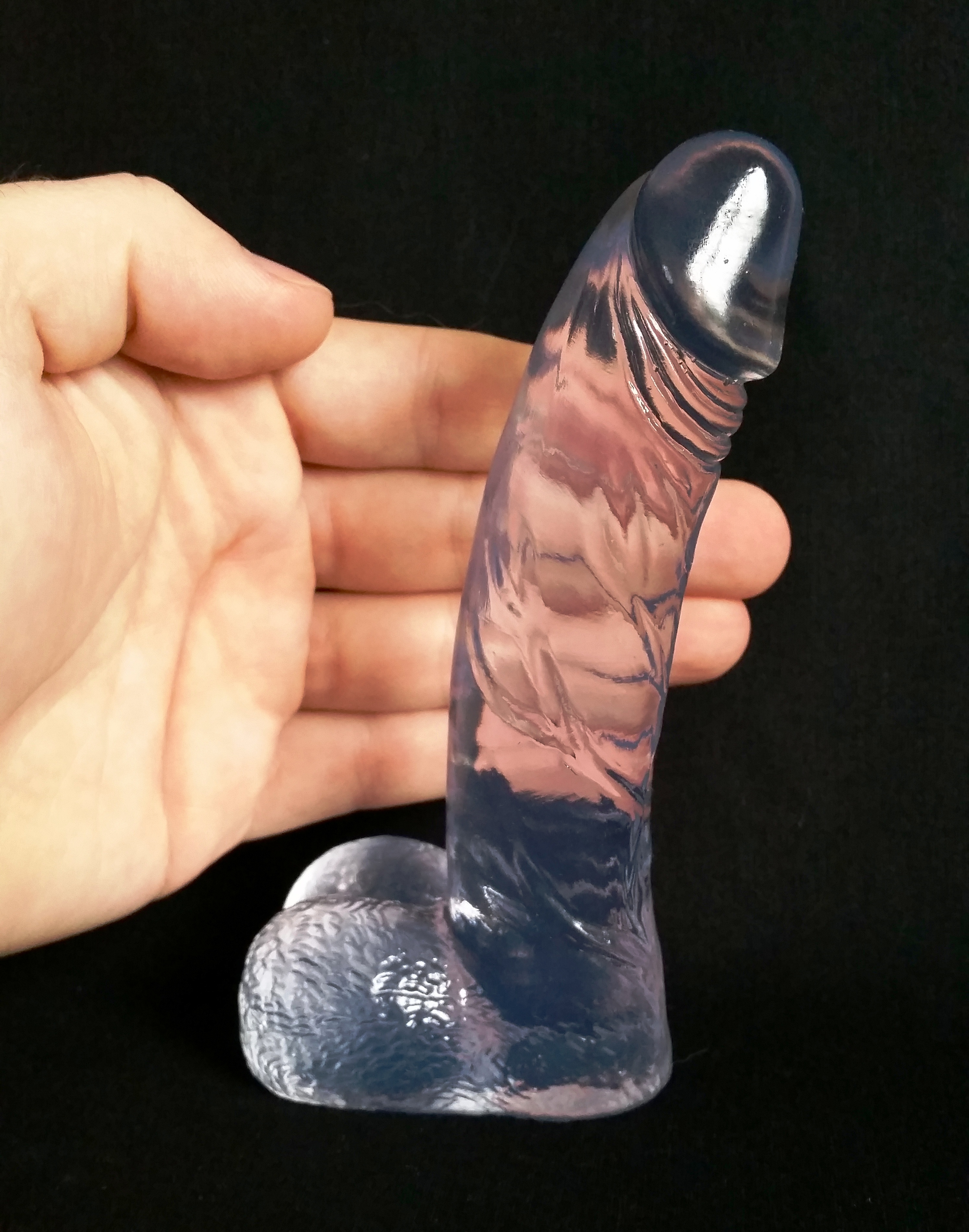 anus dildo the her touched