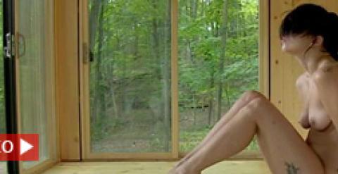 lady nude yoga gaga