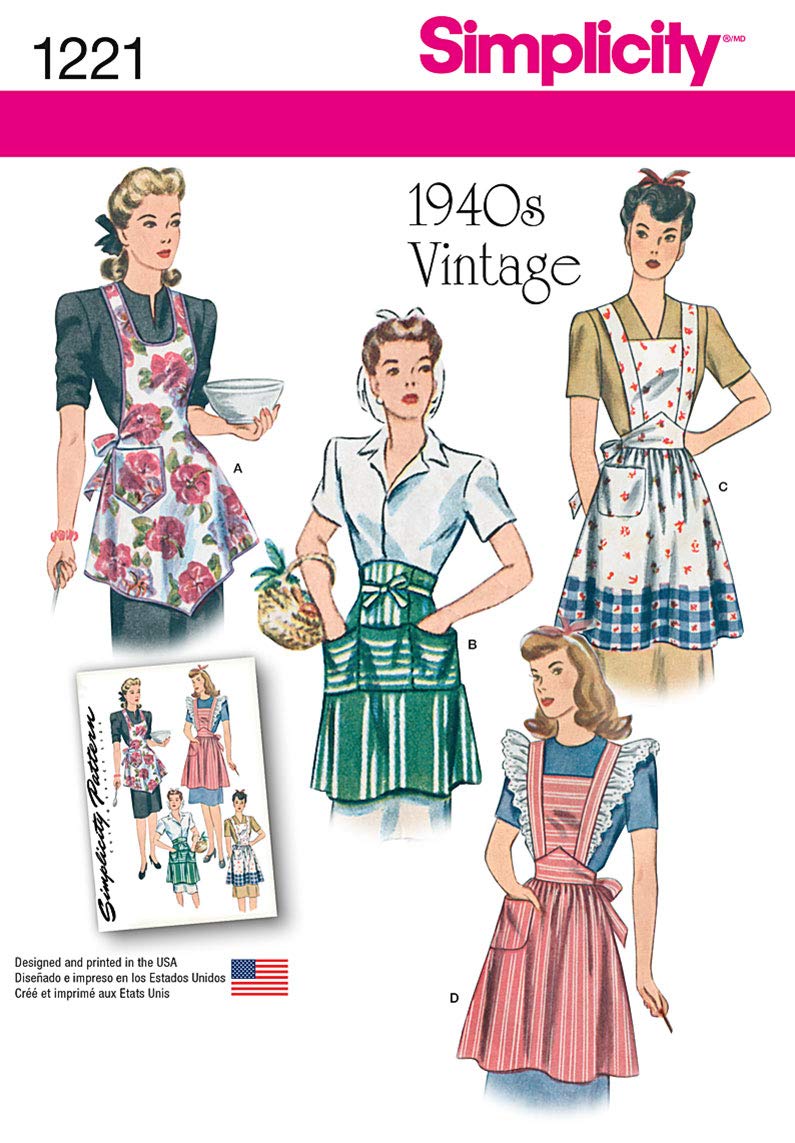 sewing patterns vintage apron